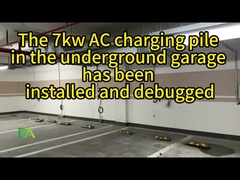 7KW 11KW 22KW Srebro kolumna typ pojedynczy pistolet Elektryczny pojazd AC ładowanie stos