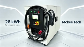 Mobilna ładowarka EV o mocy 30 kW i mocy 26 kWh Przenośny magazyn energii do awaryjnego ładowania samochodu na poboczu