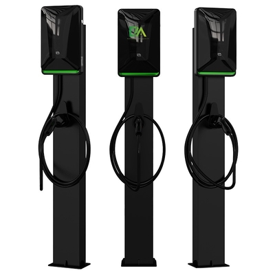 Dobra cena. Home Komercyjna Czarna kolumna Ładowarka pojazdów elektrycznych Typ 2 7kw 11KW 22kw Przenośna stacja ładowania z RFID OCPP w Internecie