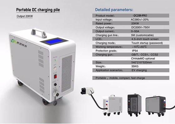 Dobra cena. Kompatybilny z RFID 20kw 220v szybki ładowarka samochodowa OCPP DC EV stacja ładowania Chademo w Internecie