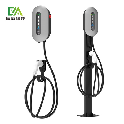 Dobra cena. LCD Display EV Wallbox Stacja ładowania trzyfazowa AC400V Tesla Ev Stacja ładowania w Internecie