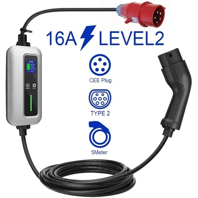 Inteligentny ładowarka 11kw 3-fazowa typu 2 regulowanie przepływu