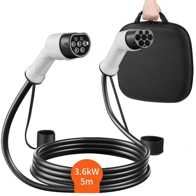 Dobra cena. Typ 2 do typu 2 Kabel ładowania 16A 220V 5M Kabel ładowarki samochodowej w Internecie