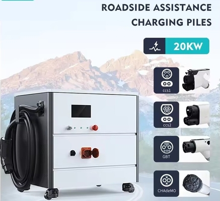 Przenośny ładowarka baterii IP54 20KW dla mobilnych pojazdów elektrycznych
