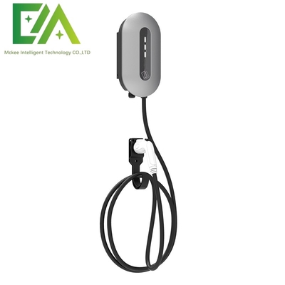 Dobra cena. 7KW 11KW 22KW Srebro Na ścianie Pojazd elektryczny Jednorazowy pistolet Ładowarka AC / Komercyjna przenośna ładowarka domowa w Internecie