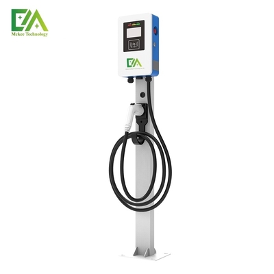 Dobra cena. Domyślny komercyjny niebiesko-biały 7KW / 11KW / 22KW pojedynczy zestaw ładowania prądu przemiennego / zestaw ładowania pojazdów elektrycznych w Internecie
