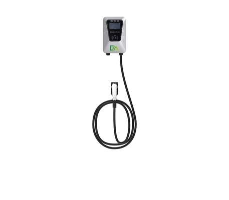 Europejski standardowy akcesoria do ładowania pojazdów elektrycznych 7kw Ekran 4g Połączona stacja ładowania jednoozbrojonego