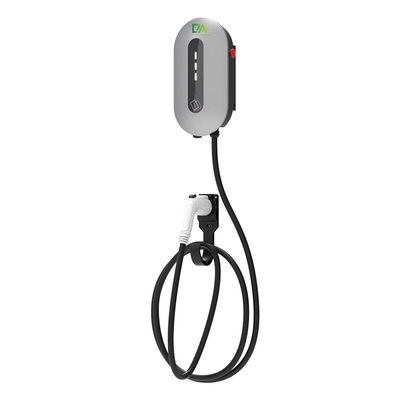 AC 7kW 11kW 22kW Ładowarka EV Stacja ładowania na ścianie CE Typ-2 Typ-1 Soket Publiczny Ocpp Elektryczne pojazdy Ładowarka