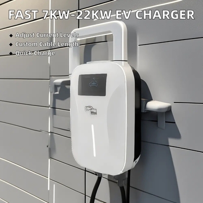 Dobra cena. 7KW 11KW 22KW ładowarka samochodowa GBT Typ 1 Typ 2 AC 220V 380V Wall-mounted Wallbox Elektryczny samochód domowy EV szybkie ładowarka w Internecie