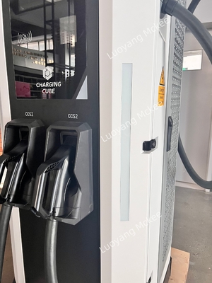Nowa stacja szybkiego ładowania elektrycznego od 60 kW do 240 kW stacji stacjonarnego stacjonarnego 7 cali ekranu stacjonarnego do ładowania pojazdów elektrycznych stacja ładowania IP54