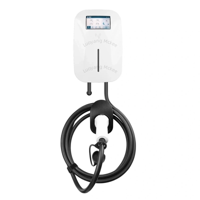 7KW RFID Ognioodporny ABS Na ścianie Elektryczny ładowarka AC Nowy stan Ładowarka domowa wodoodporny ekran operacyjny