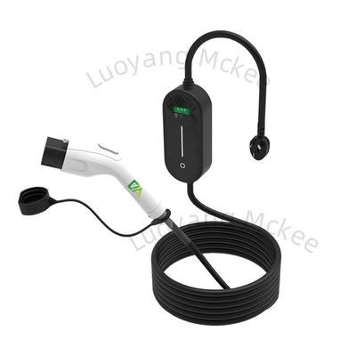 EV Przenośny ładowarka samochodu elektrycznego typu 2 Kabel ładowania 16A 5M 3.68kw Kabel ładowania samochodu elektrycznego regulowany ładowarka samochodu elektrycznego z ekranem