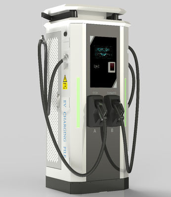Komercyjny ładowarka elektryczna prądu stałego 120 kW szybkie ładowanie z ekranem LCD dostarczające szybkie i rozwiązania ładowania pojazdów elektrycznych