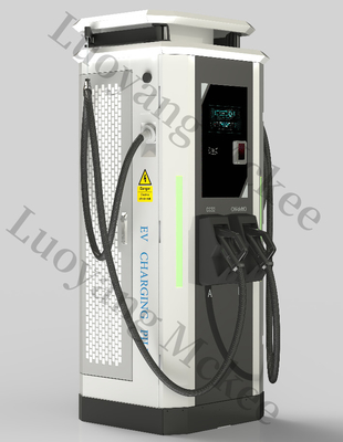 Dobra cena. DC 120kW CCS2 Stacja ładowarki elektrycznej z dwoma pistoletami Na podłodze Funkcja RFID 400V Napięcie wejściowe IP54 Klasy Chademo Dostępne w Internecie