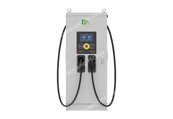 Dobra cena. Szybka ładowarka pojazdów elektrycznych z podwójnym pistoletem 60 kW DC, ocena ochrony IP54, wyposażona w 7-calowy ekran dotykowy, protokół OCPP 1.6J i kompleksowa ochrona bezpieczeństwa. w Internecie