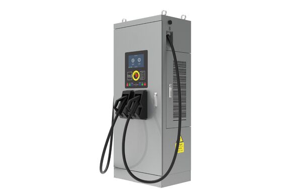 Dobra cena. Szybka ładowarka EV DC o mocy 160 kW z podwójnym pistoletem i stopniem ochrony IP54 do stacji ładowania pojazdów elektrycznych w Internecie