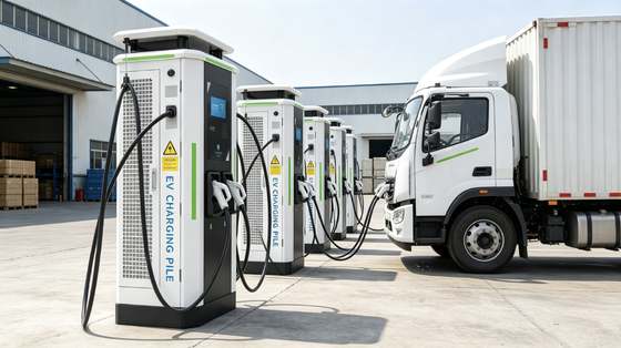 Dobra cena. Ładowarka DC CLF‑DC‑320 z serii White Dew, odporna na mgłę solną, 320 kW, złącze Type2, 3-fazowa AC380V, chłodzenie powietrzem IP54, ekran dotykowy 10 cali, OCPP1.6J, kabel 5 m W Internecie