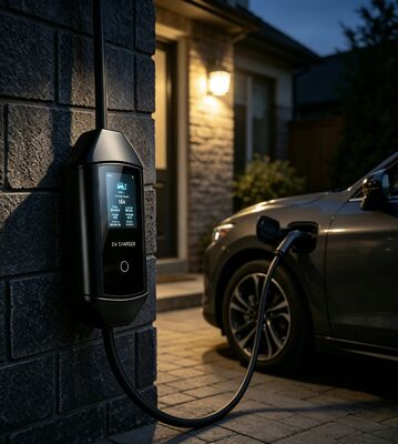 Dobra cena. Wysokie bezpieczeństwo McKee Q2 przenośna ładowarka EV AC Typ 1 3,84 kW do ładowania w domu i na zewnątrz, prąd regulowany od 6A do 16A, napięcie robocze od 85V do 265V, ekran LCD 3,67 cala, IP54 UL94 V0 W Internecie