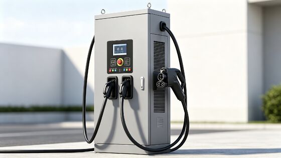 Ładowarka DC do pojazdów elektrycznych o mocy 320 kW, seria McKee Minor Snow, złącze CLF CCS1, 3-fazowe wejście AC380V, chłodzenie powietrzem, IP54, ekran dotykowy 10 cali, OCPP1.6J, do użytku komercyjnego