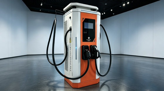 Dobra cena. Odporny na rozpylanie solą White Dew Series CLF‐DC‐180 DC EV Szybkie ładowarki 180KW Type2 Konektor 3Fase AC380V IP54 Chłodzenie powietrzem OCPP1.6J 10 cali Ekran dotykowy 5m Kabel W Internecie