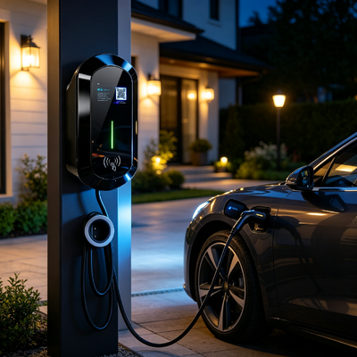 Dobra cena. Euro type2 Kompatybilna stacja ładowania R8 EV przeciwprzelewem soli na ścianie Pillar AC Charger 22kw 32A 380V IP54 5,64 cali LCD Display Domowy użytek komercyjny W Internecie