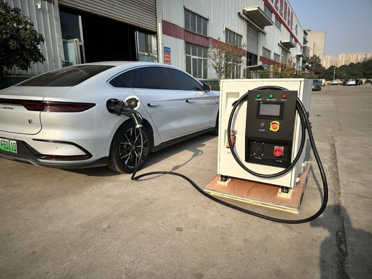 Dobra cena. Mobilny magazyn energii Power Bank ładowarka DC 80 kWh 85 kW chłodzenie cieczą IP54 7-calowy ekran dotykowy kabel 7m pistolet ładowania CCS1 CCS2 CHAdeMO GBT Tesla W Internecie
