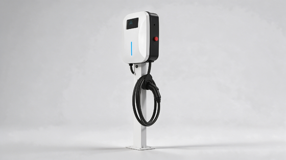 Dobra cena. Wysokiej wydajności Niewielka seria śniegu Ładowarka typu lądowania EV 22kW Podwójny pistolet 220V IP54 OCPP1.6J Niezawodna jednostka ładowania prądu zmiennego dla pojazdów elektrycznych W Internecie