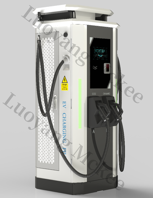 Dobra cena. Stacja szybkiego ładowania pojazdów elektrycznych DC o mocy 180 kW z dwoma pistoletami, ładowarka EV z wieloma złączami, komercyjny słup ładowania 380V z chłodzeniem powietrzem OCPP1.6J z ekranem dotykowym 10,1