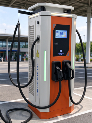 Dobra cena. Ładowarka szybka DC 360kW z dwoma pistoletami CCS1 CCS2 CHAdeMO GB/T OCPP 1.6J 200-1000V IP54 Serwis Drogowy W Internecie
