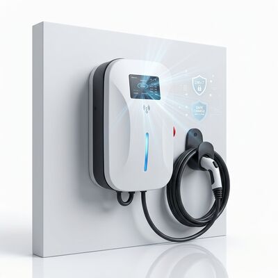 Dobra cena. 11kW Wall Mounted AC EV Charger Single Gun 4.3 Calowy Ekran Dotykowy Sterowanie Aplikacją Bluetooth IP65 OCPP1.6J W Internecie